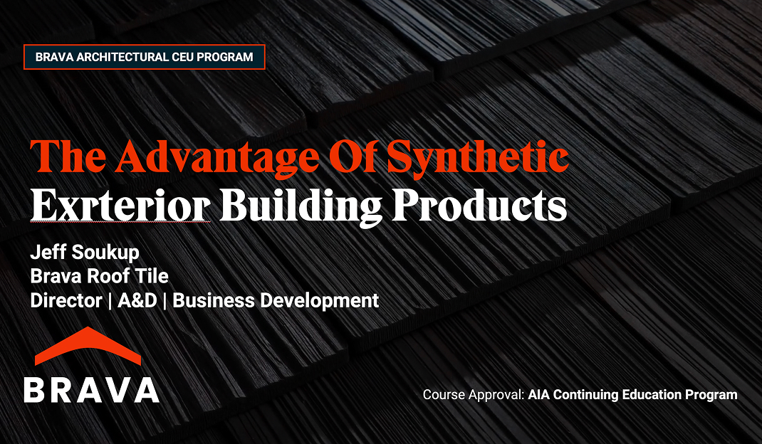 Advantage of synthetic exterior