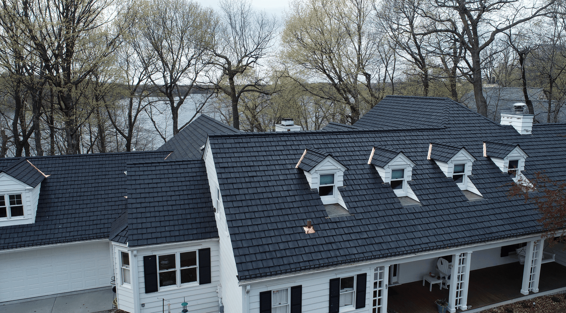 What Color Roof Is Best for a White House