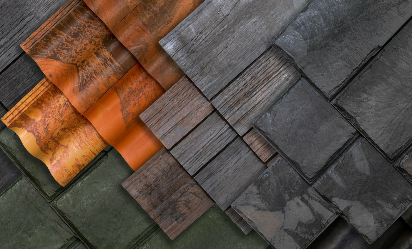 What are roofing shingles made of