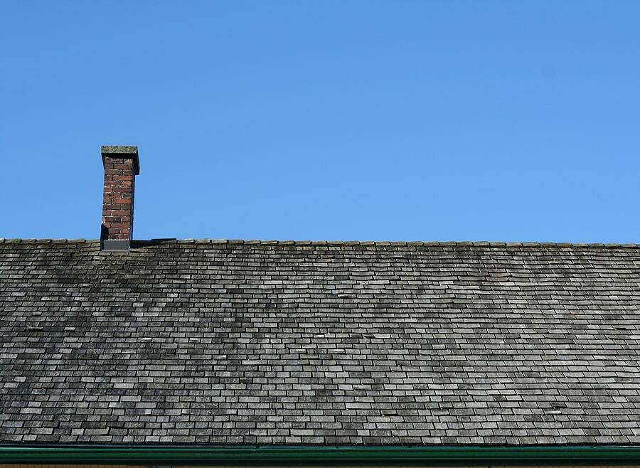 cracked and damaged roof shingles