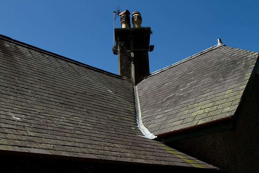 old roof flashing
