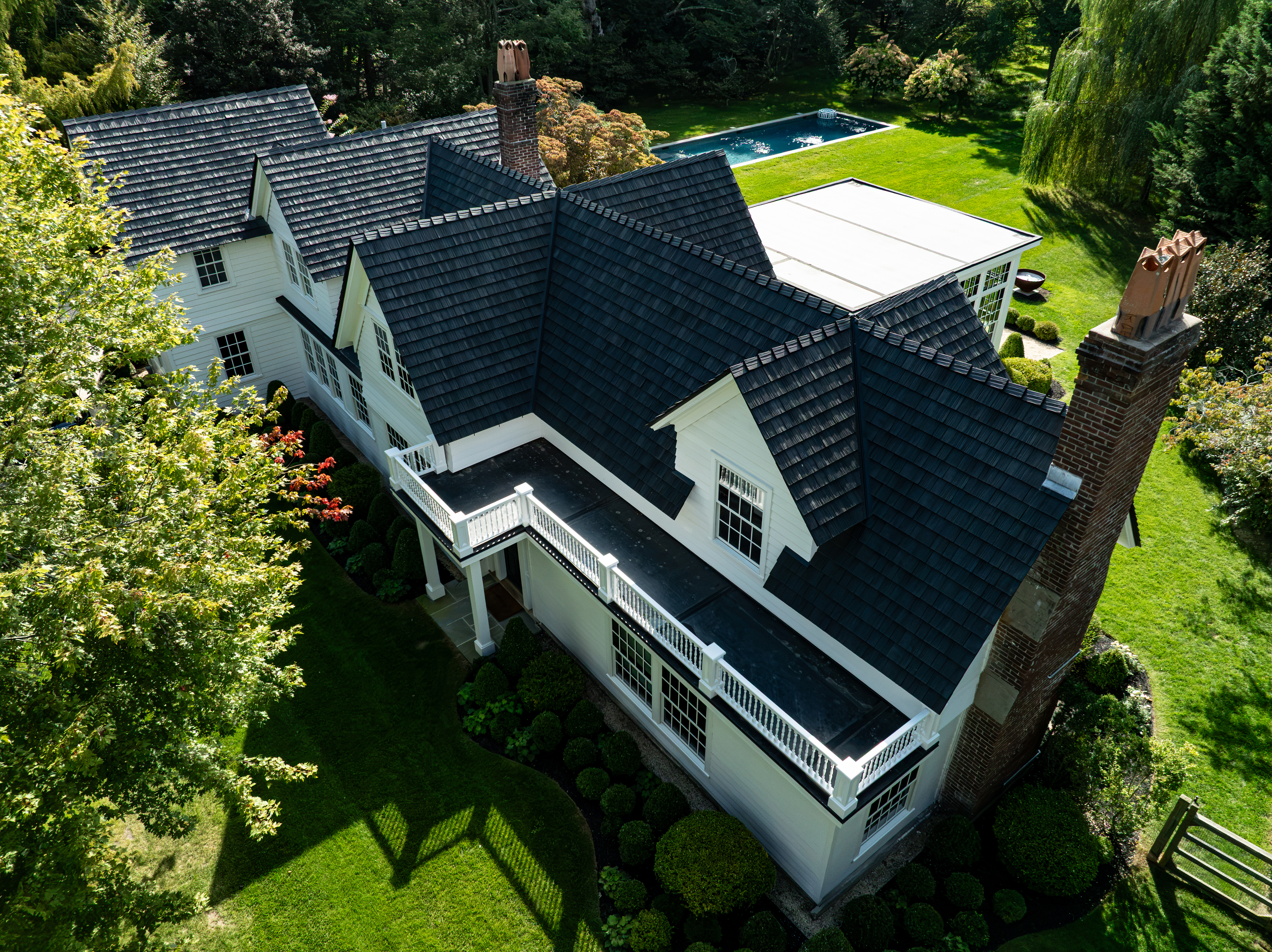 Douglas Friedman House - Front Right Aerial