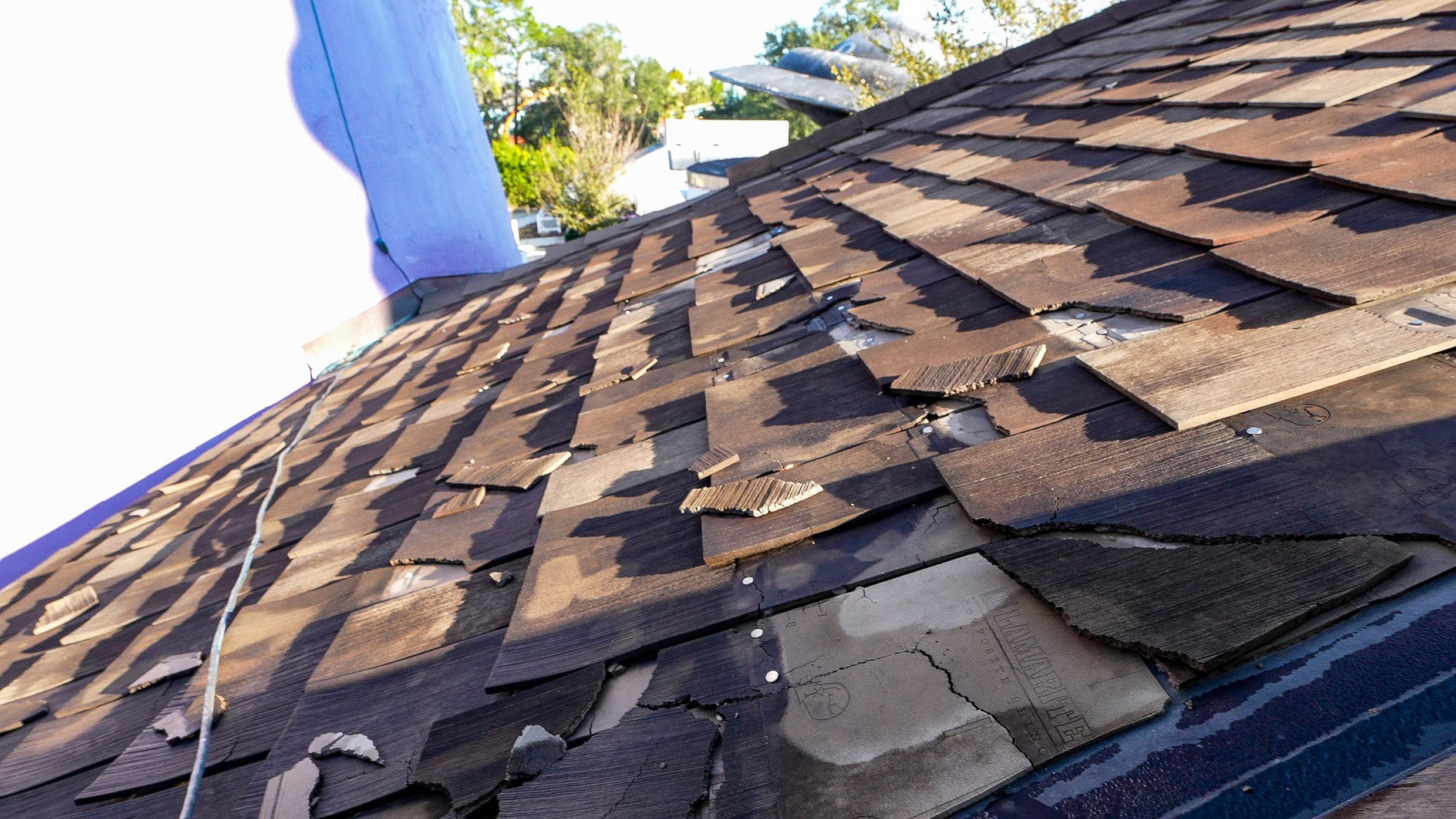 Failing Composite Shingle