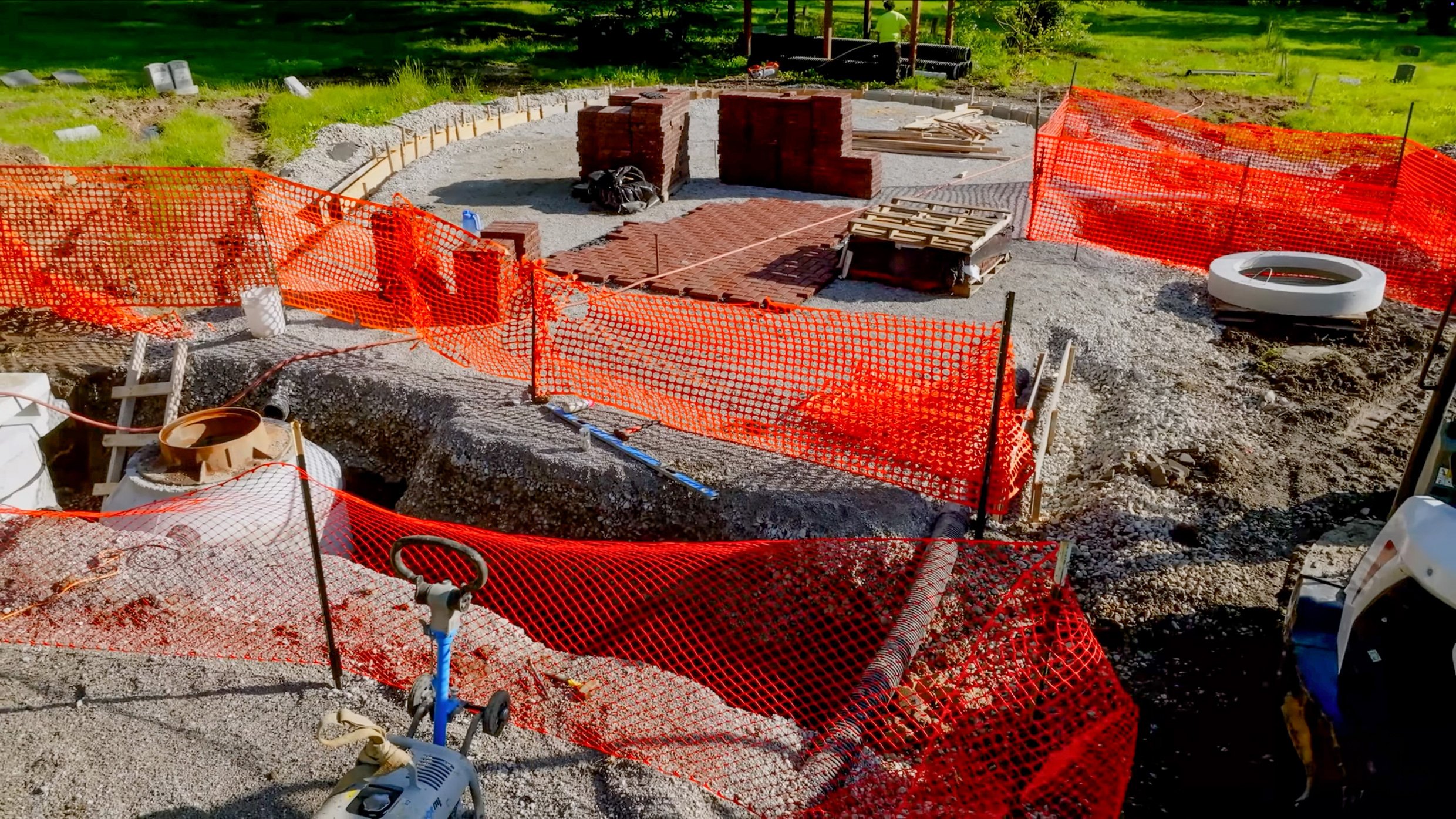 Greenwood Cemetery Construction Area